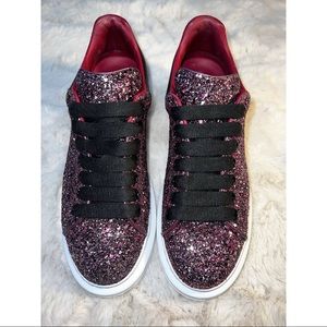 Alexander McQueen Glitter Sneakers Size 40